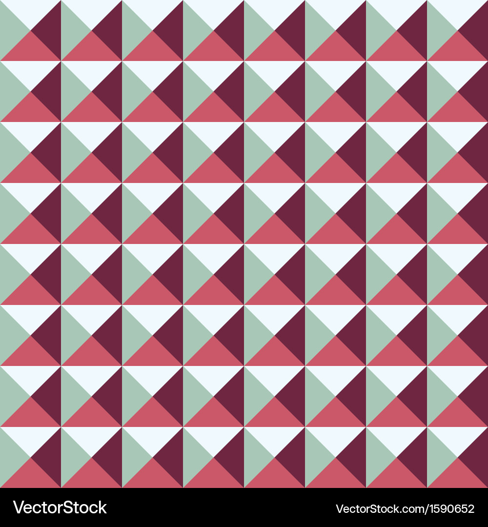 Geometric Triangle Pattern vector image
