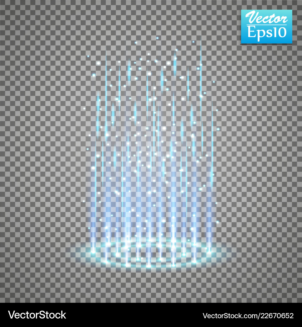Magic fantasy portal futuristic teleport light Magic fantasy portal futuristic teleport light vector image
