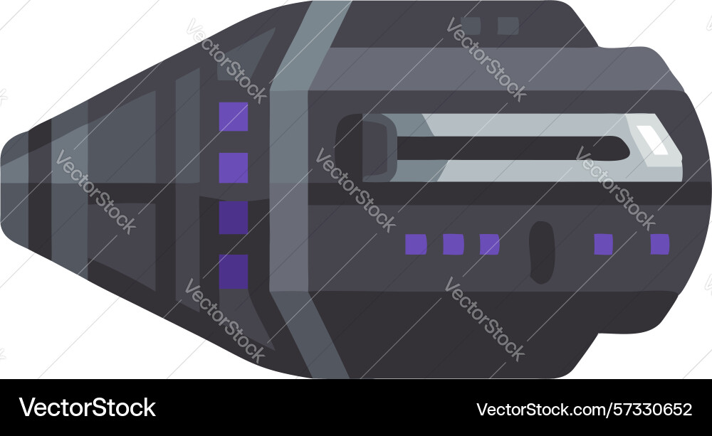 Sleek futuristic data server system technology vector image