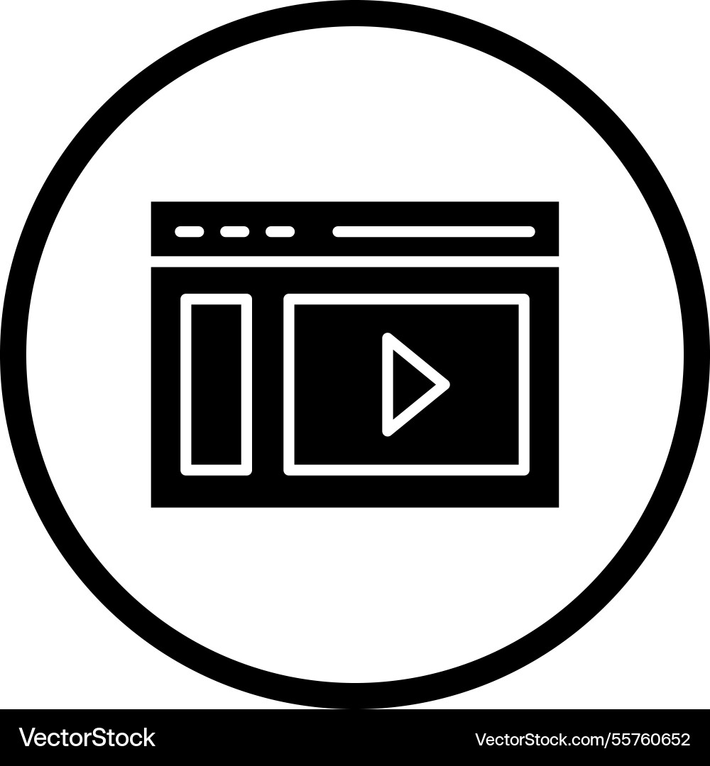 Web browser icon design Vector Image