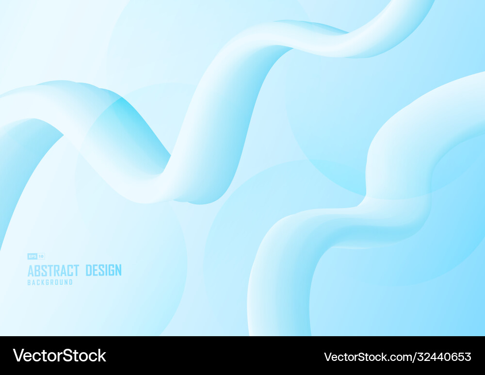 Abstract gradient blue wavy stripe line pattern Abstract gradient blue wavy stripe line pattern vector image