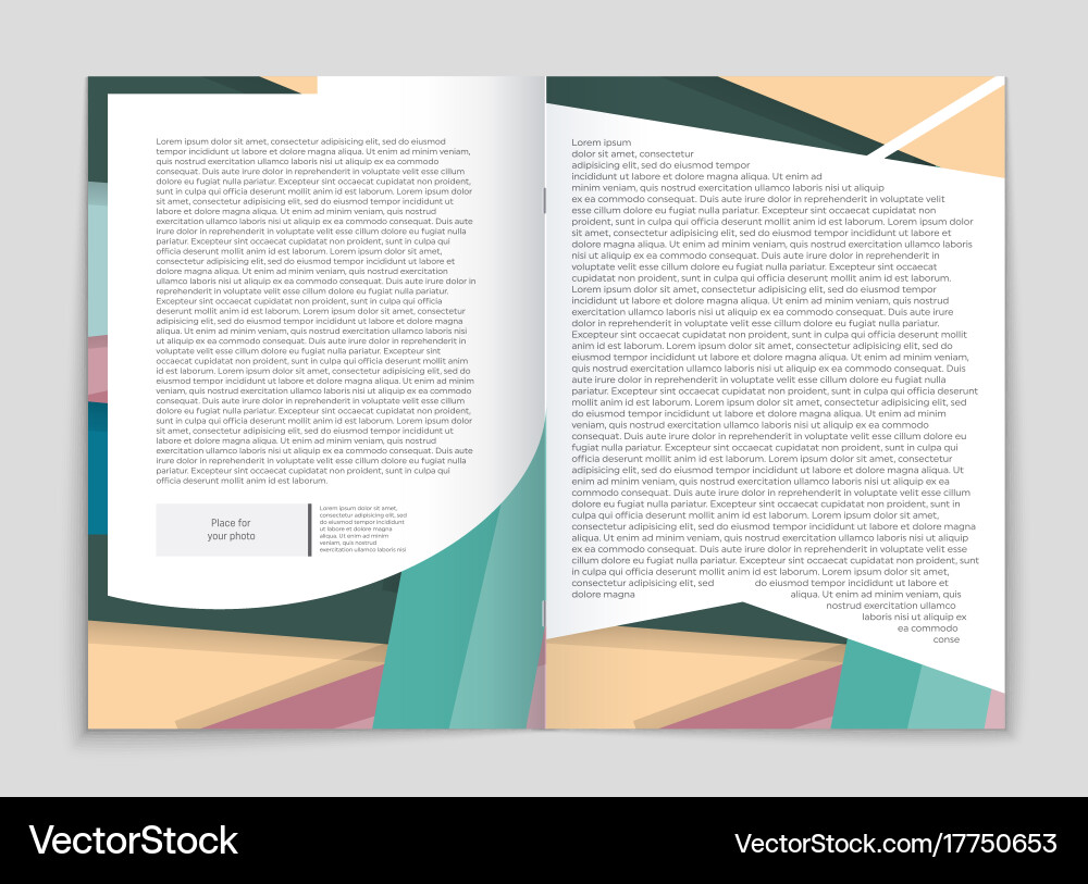 Abstract layout background set for art vector image