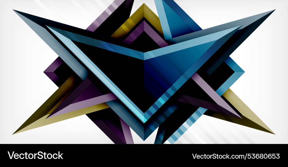 Arrows with 3d effect abstract background Arrows with 3d effect abstract background vector image