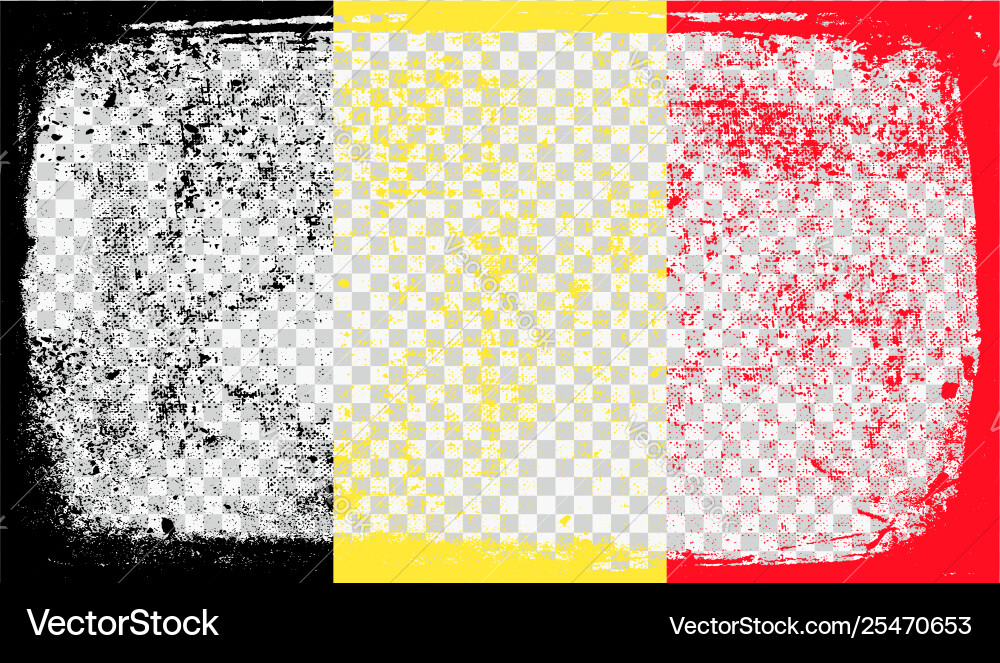 Grounge-styled flag Grounge-styled flag vector image