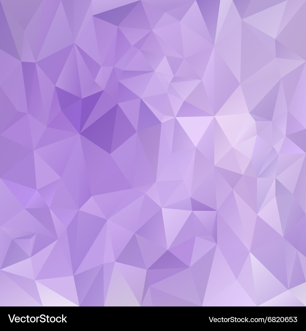 Purple violet polygon triangular pattern vector image