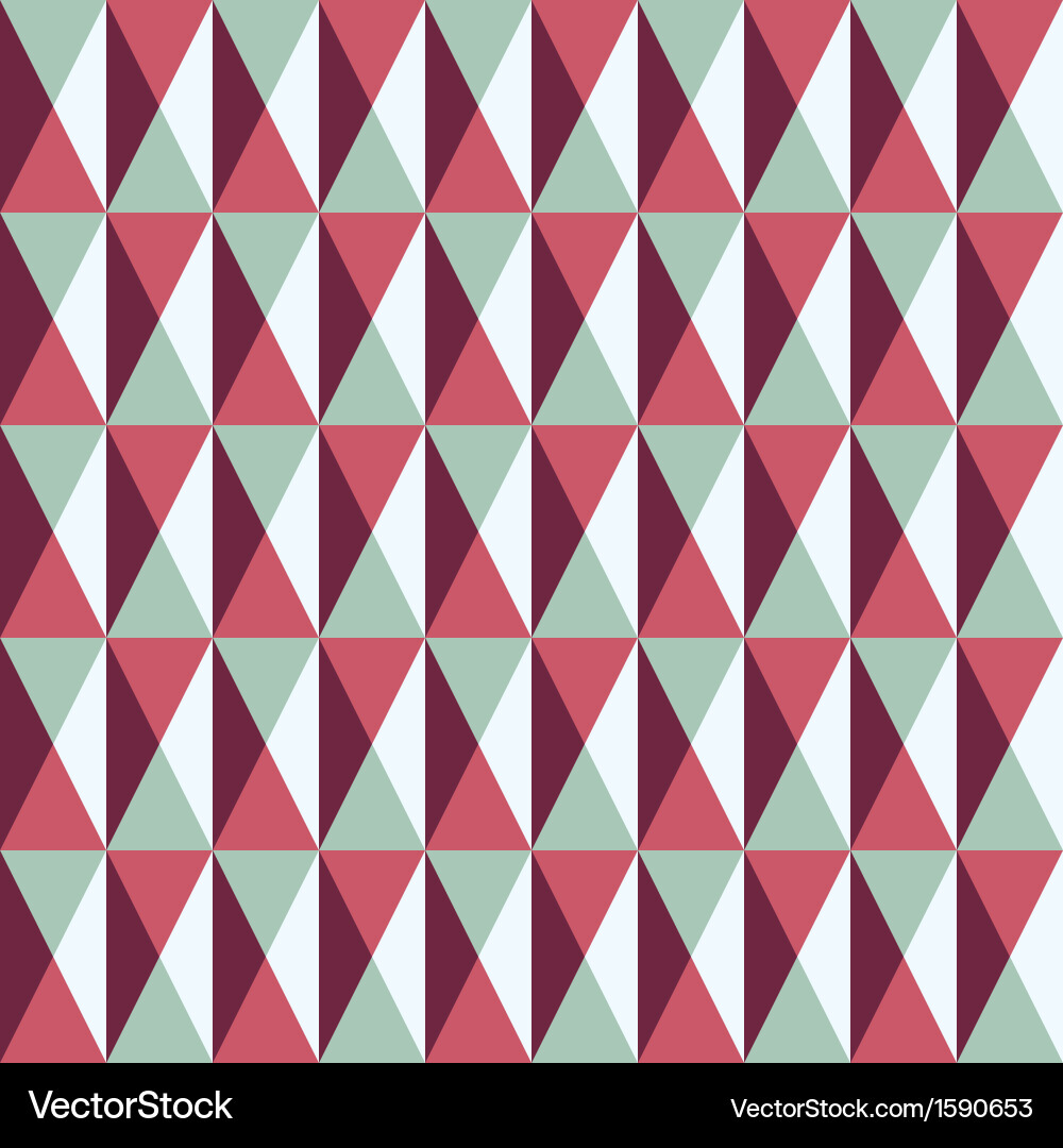 Seamless pattern with squares and triangles vector image