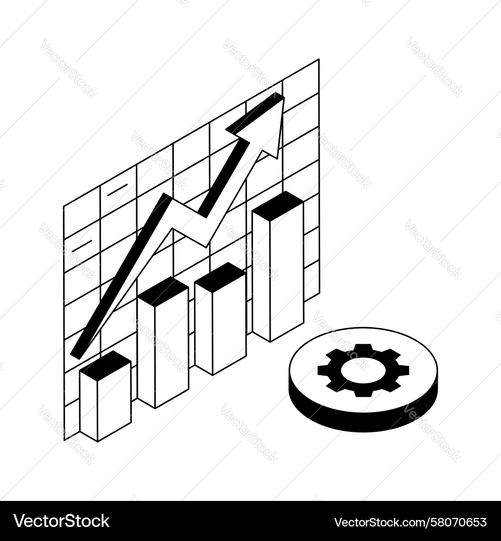 Smart Growth Analytics Dashboard Vector Image