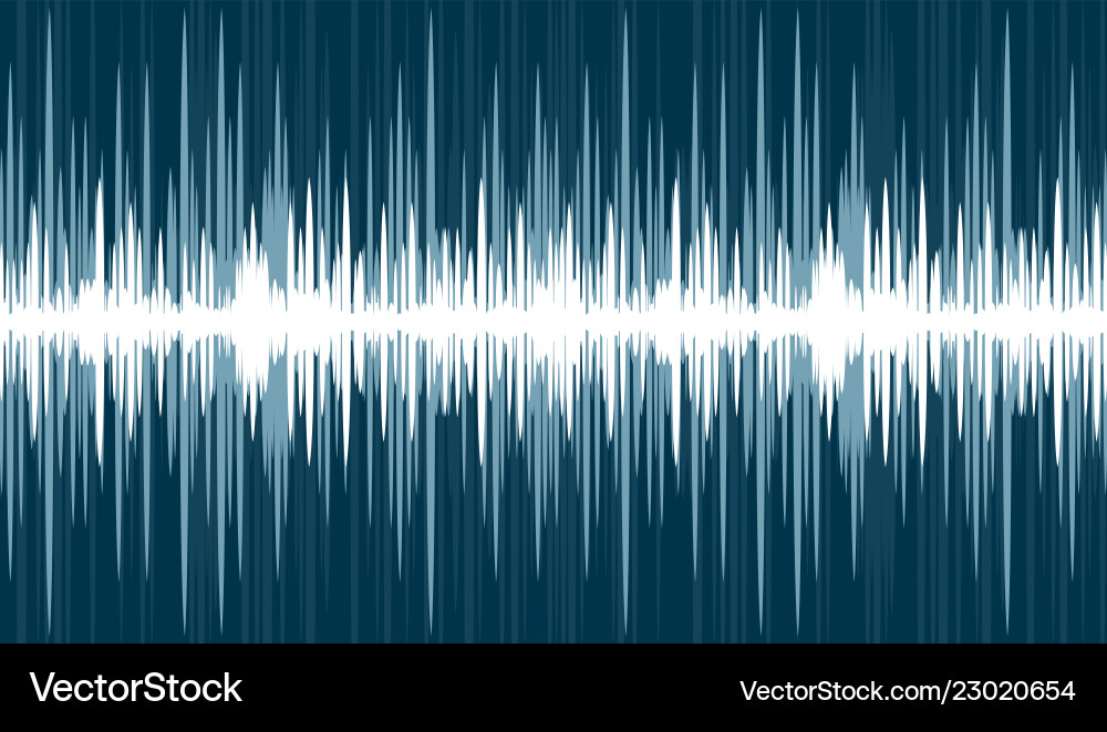 Background with sound scale Vector Image