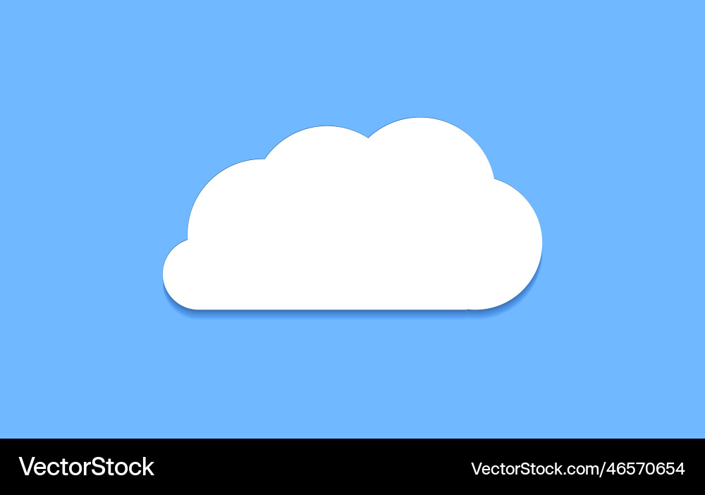 Cloud graphic shapes data design element Cloud graphic shapes data design element vector image