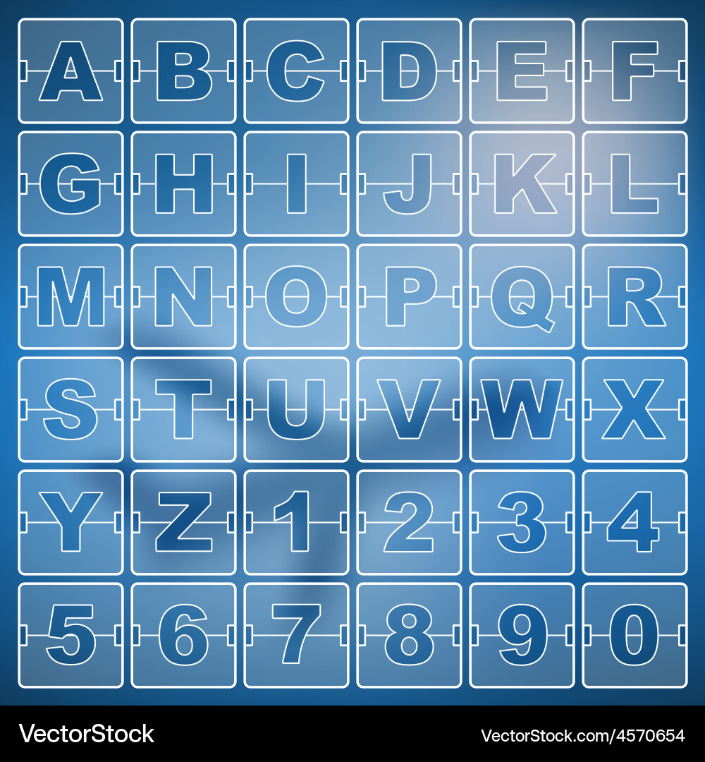Countdown timer and date calendar scoreboard vector image