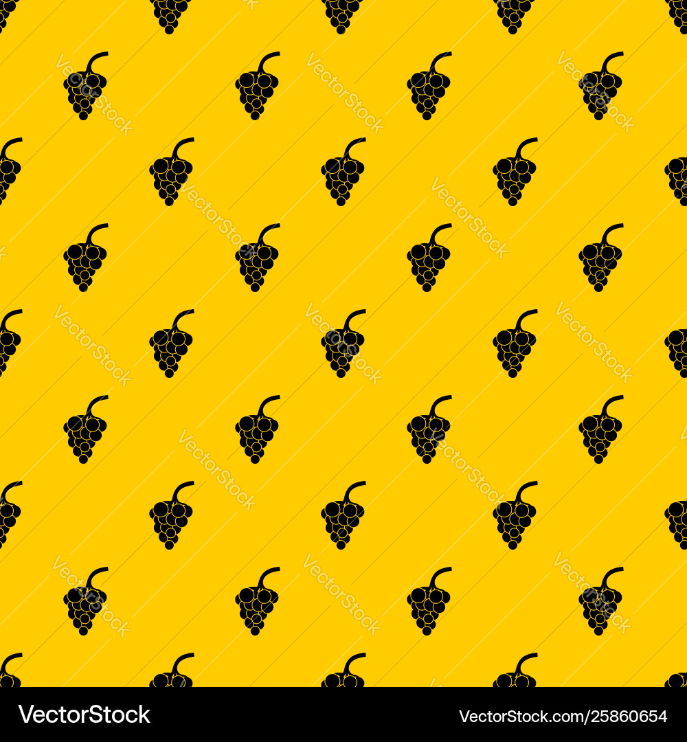 Grape branch pattern vector image