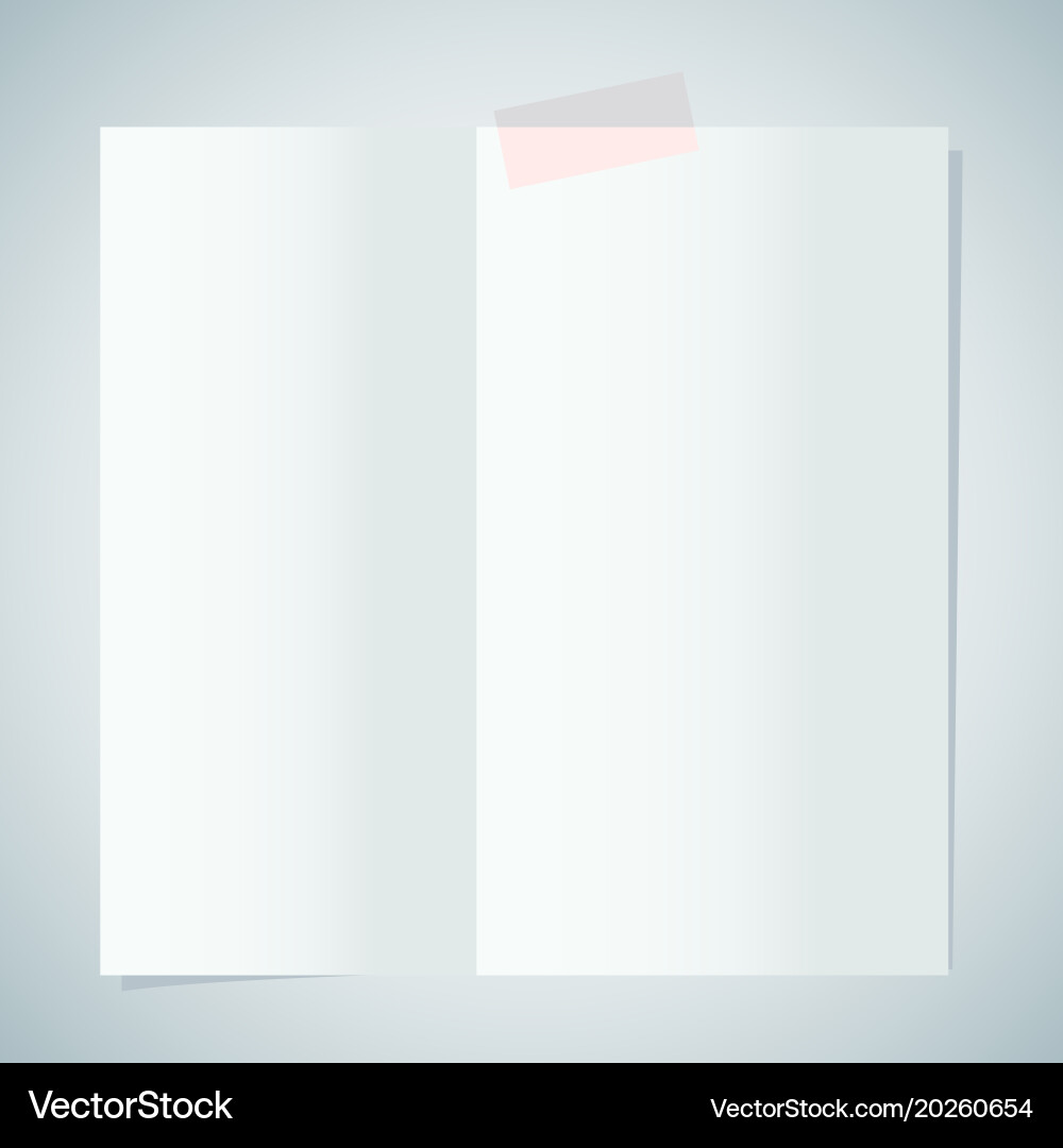 Note paper sheet Vector Image