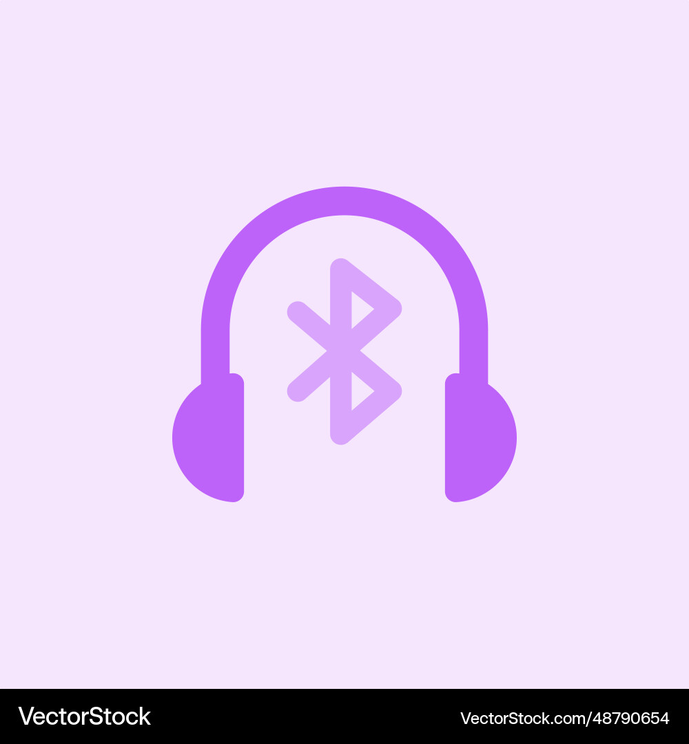 Smart headset with wireless feature vector image