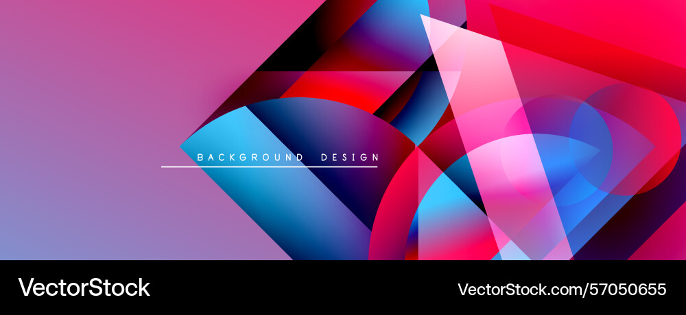 Abstract geometric shapes overlap creating Abstract geometric shapes overlap creating vector image