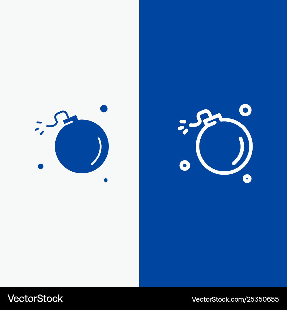 Bomb comet explosion meteor science line Vector Image