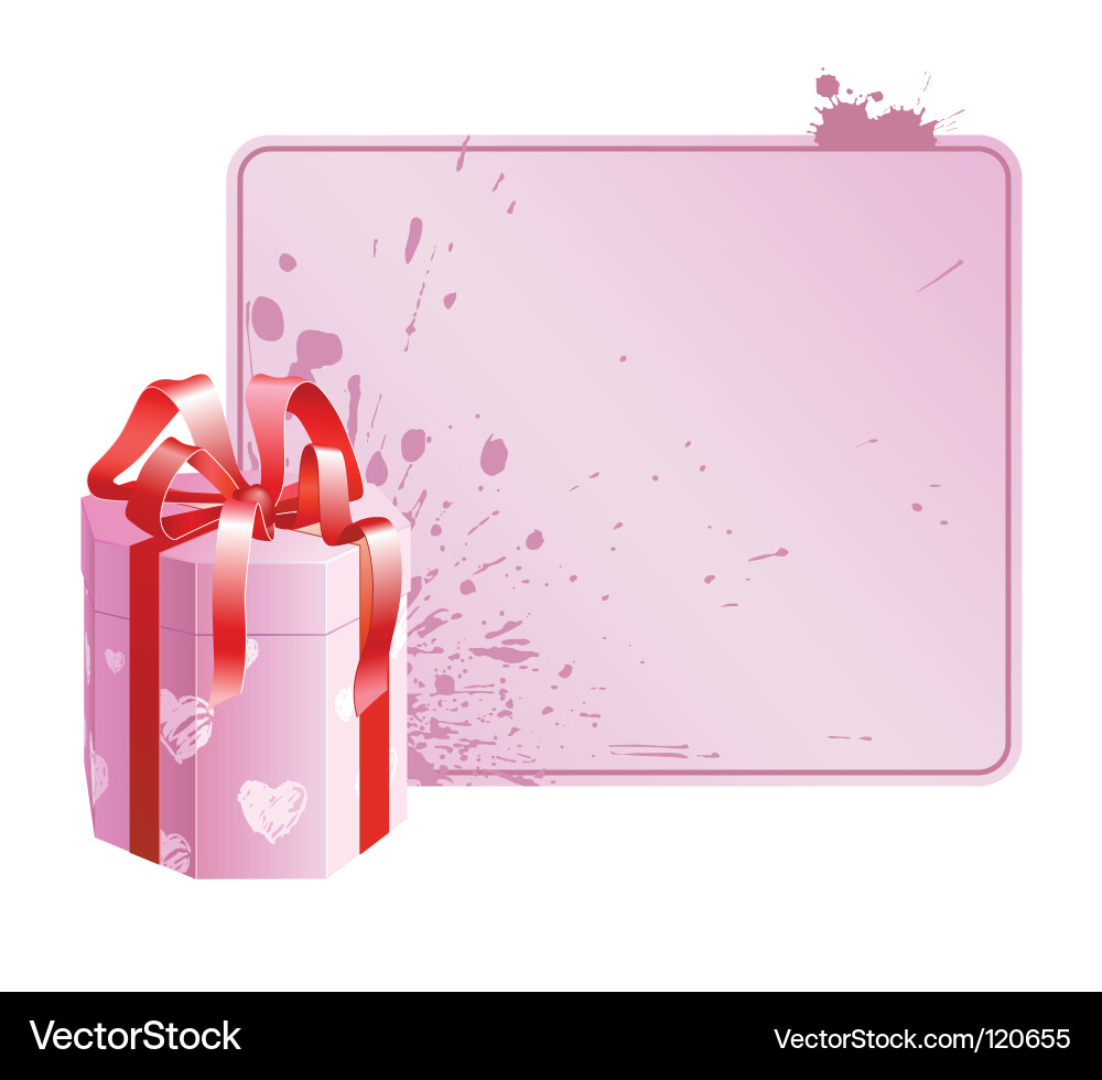 Box with vignette Vector Image