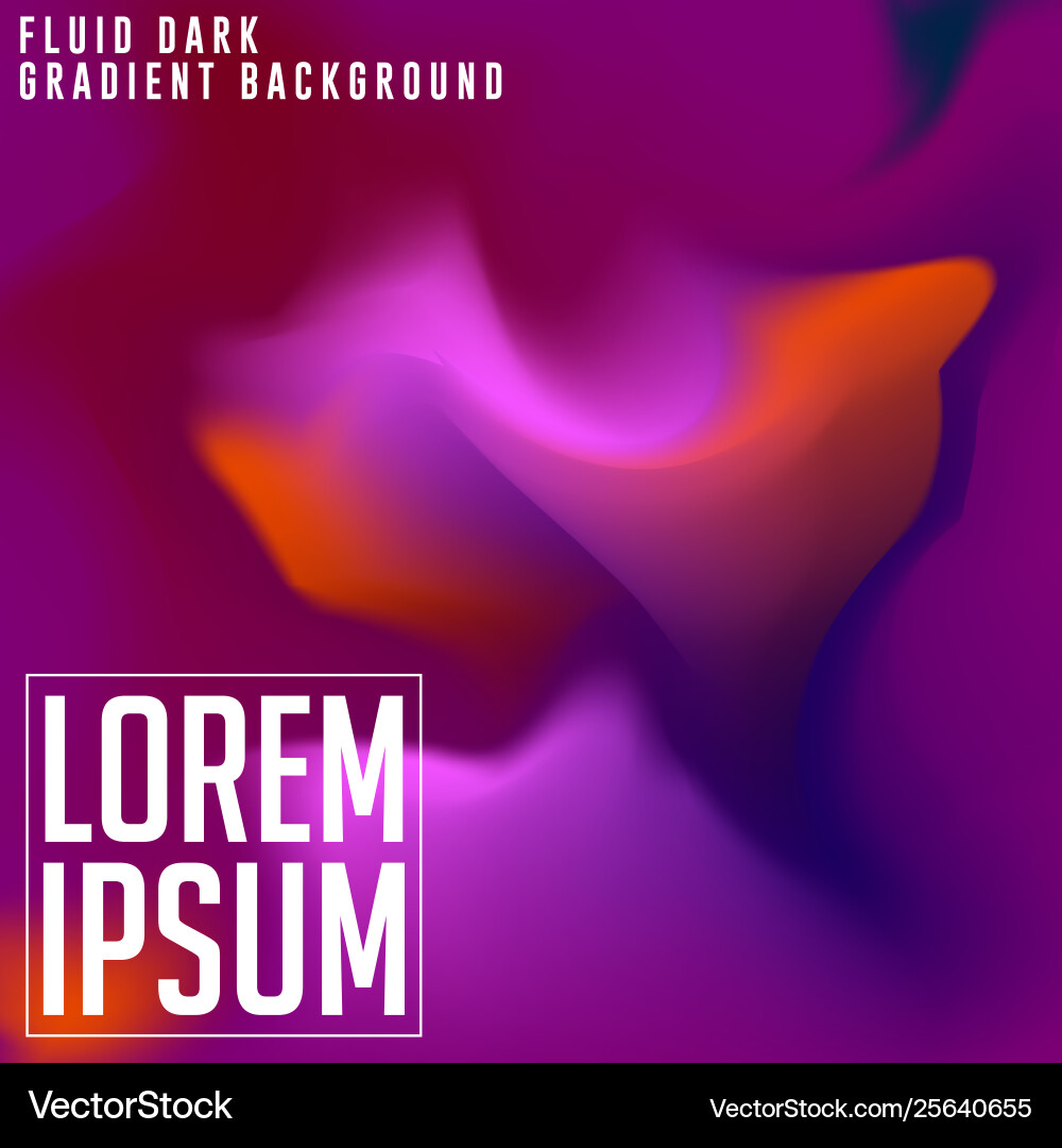 Dark fluid gradient background design abstract Dark fluid gradient background design abstract Vector Image