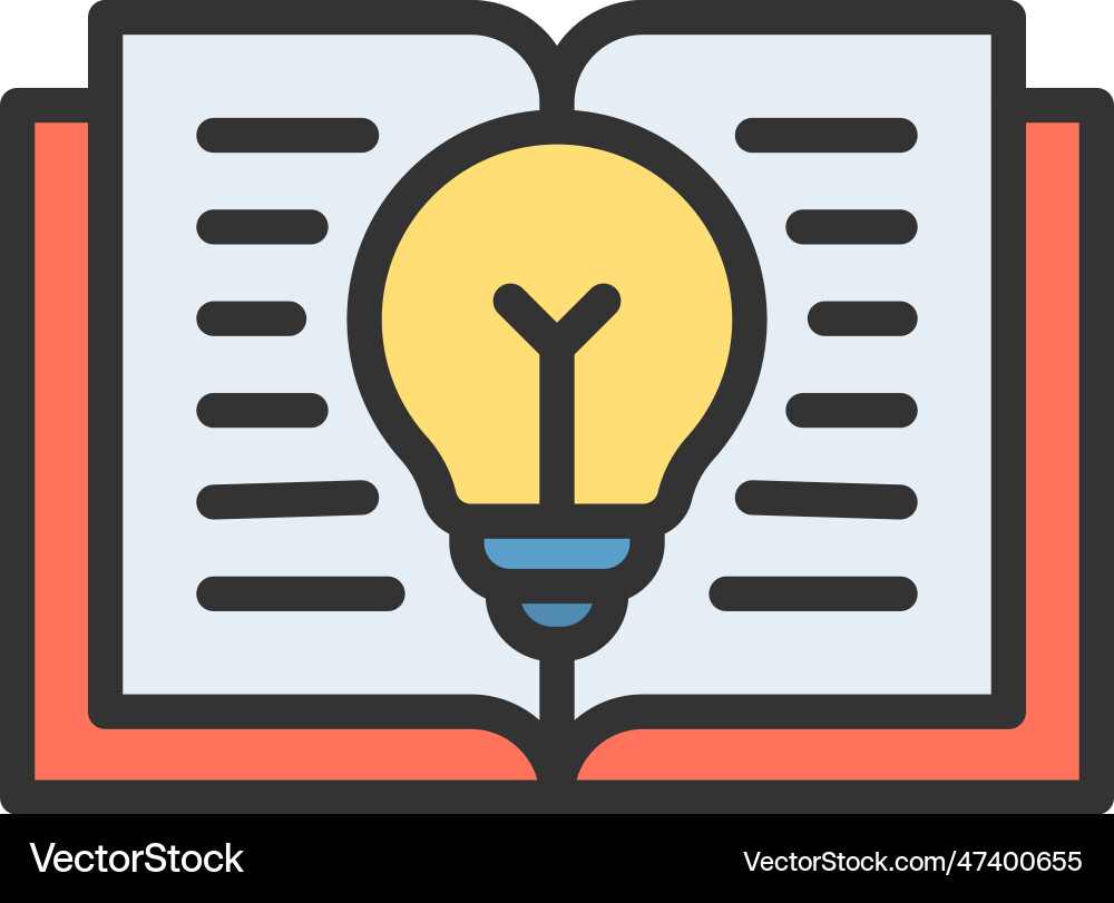 Learning icon image vector image