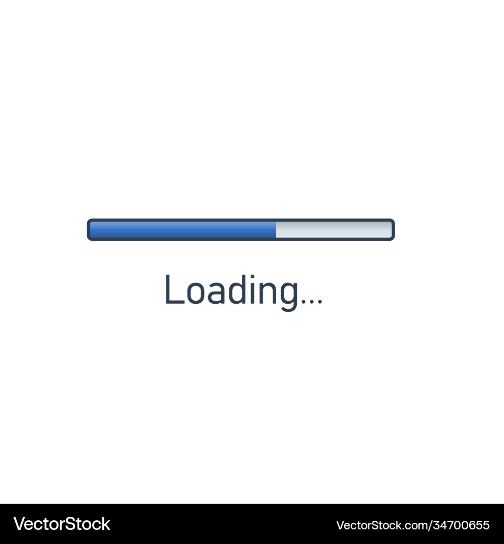 Loading icon isolated vector image