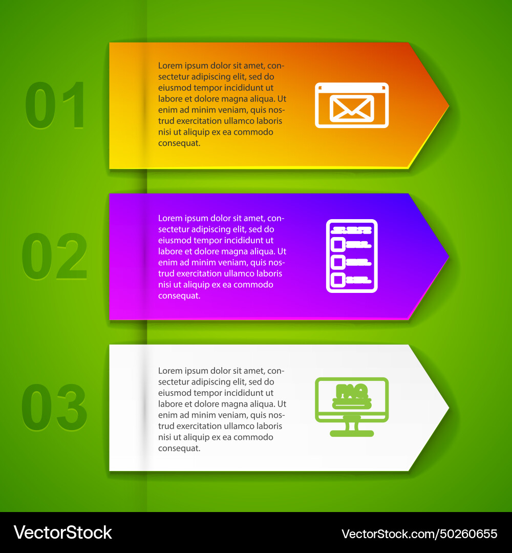 Set line mail and e-mail create account screen Set line mail and e-mail create account screen vector image
