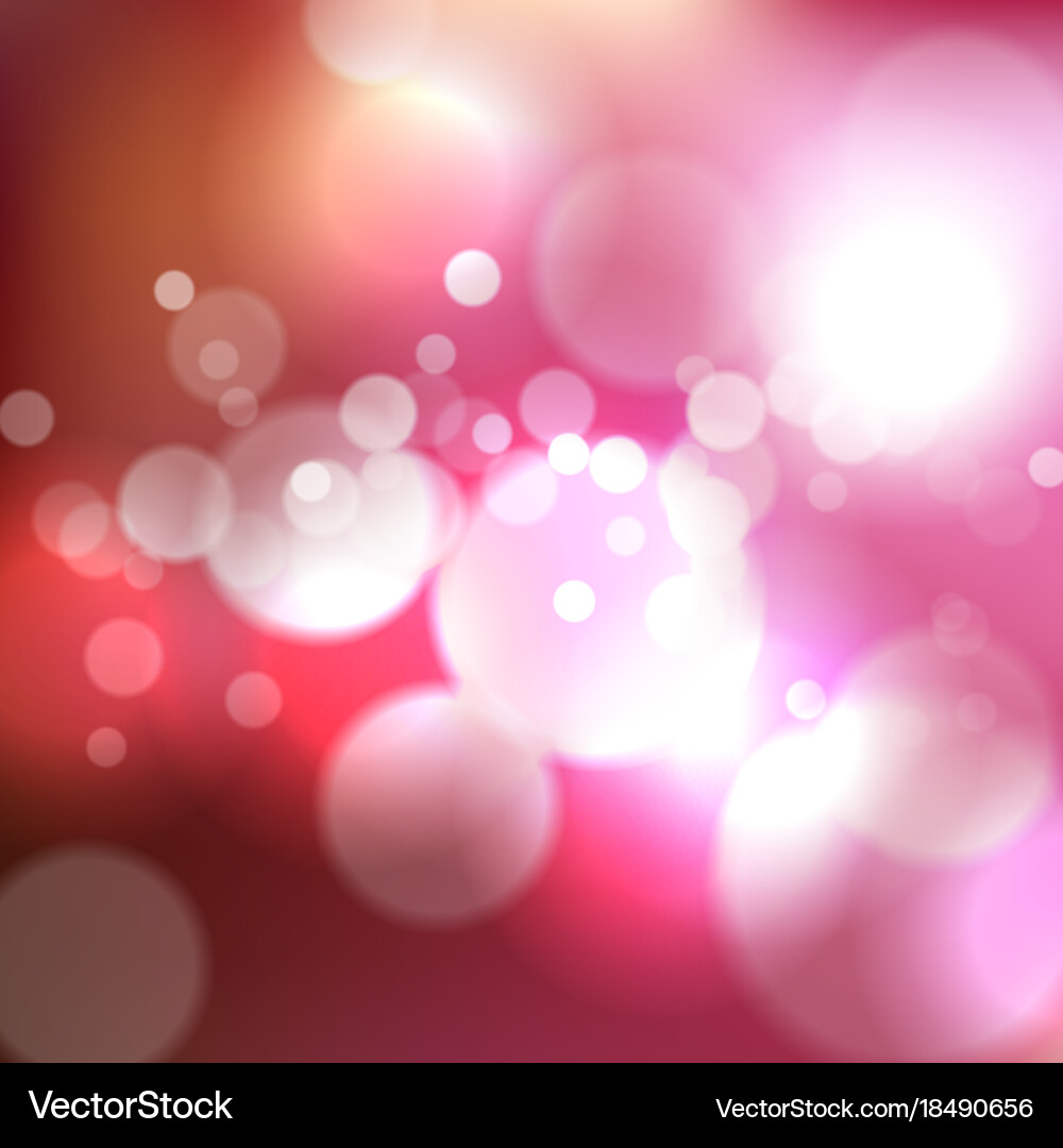 Blurred background with bokeh effect Vector Image