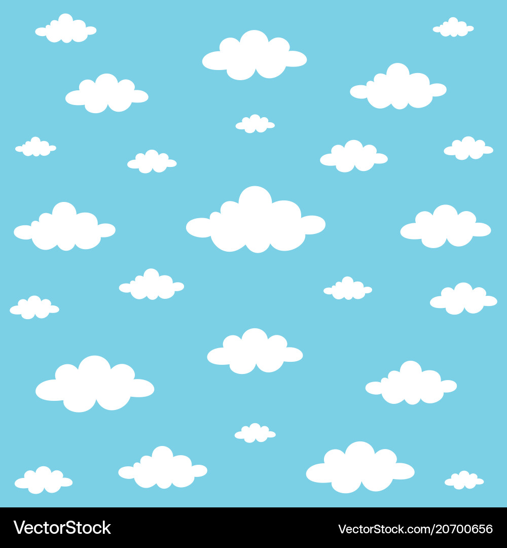 Clouds background Royalty Free Vector Image - VectorStock