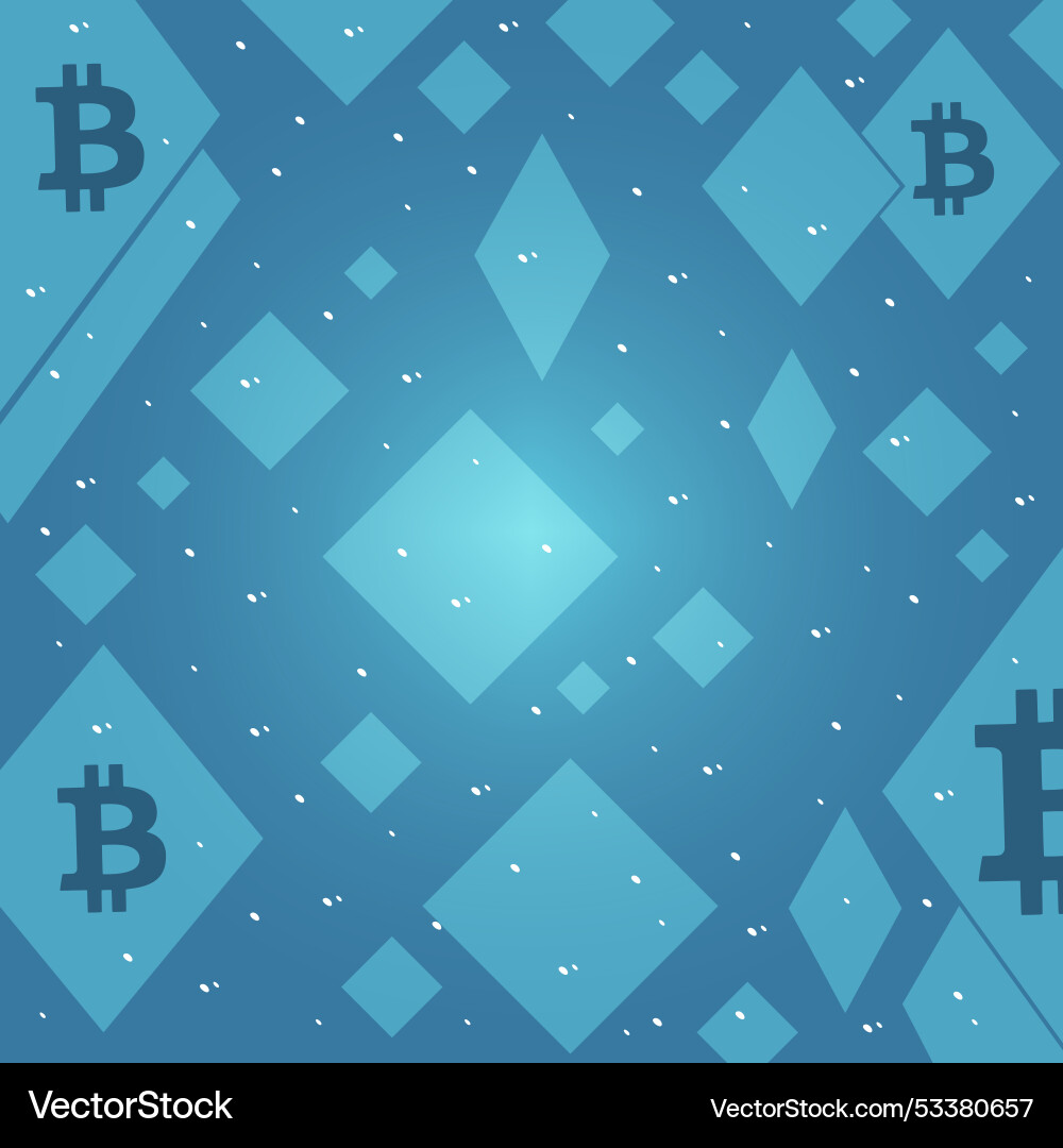 Background with bitcoin symbols Background with bitcoin symbols vector image