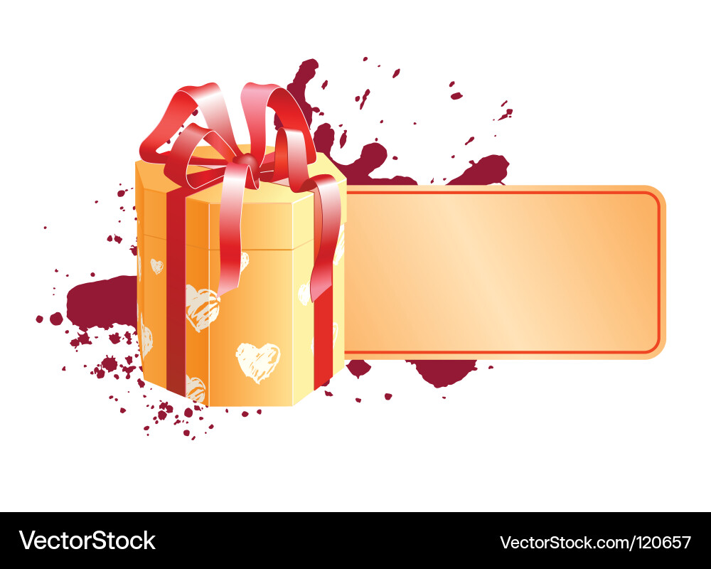 Box with vignette Vector Image