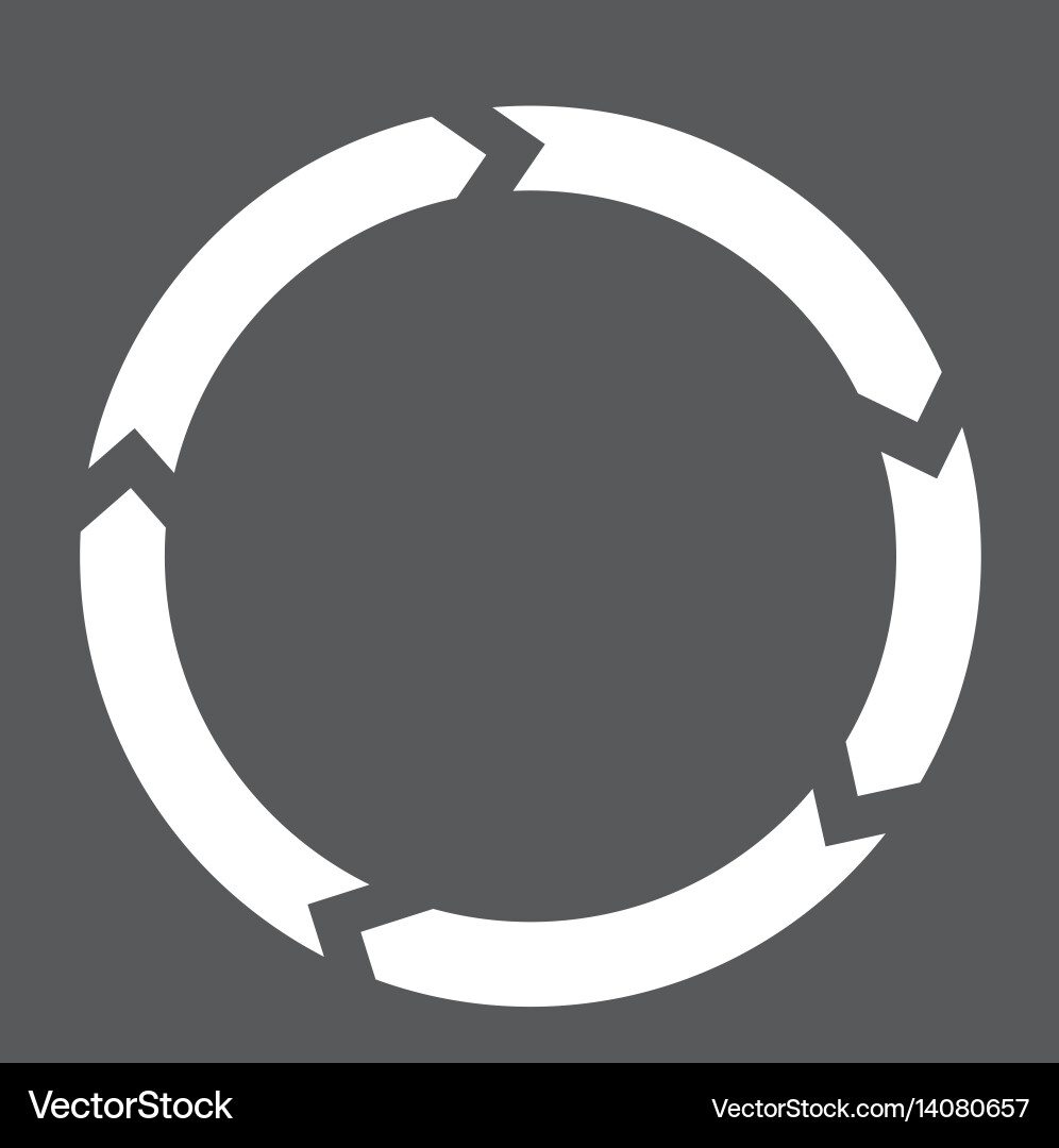 Circulation interface toolbar icon vector image