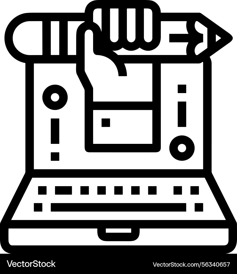 Computer icon symbol image Vector Image