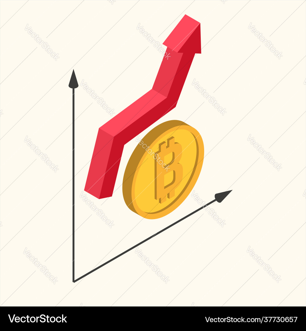 Cryptocurrency 3d icon – Royalty-Free Vector | VectorStock