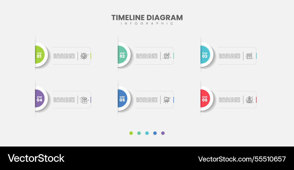 Infographic label design template with icons Infographic label design template with icons vector image