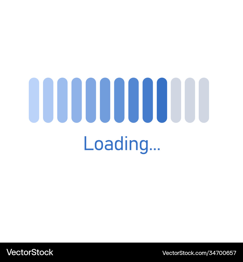 Loading icon isolated vector image