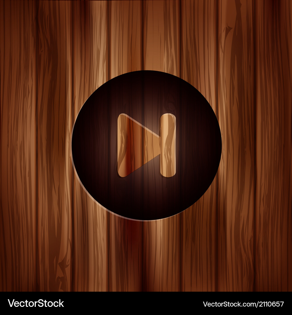 Next track web iconmedia player vector image
