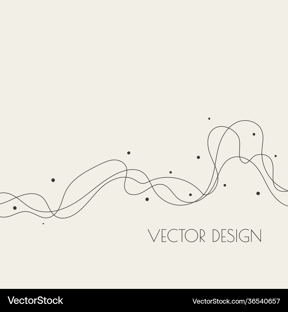 Twisted Curve Abstract Line vector image