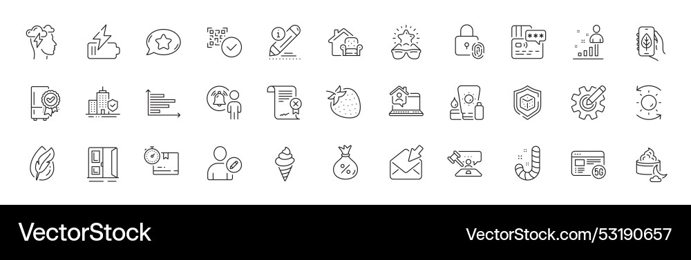 User notification horizontal chart and strawberry User notification horizontal chart and strawberry vector image