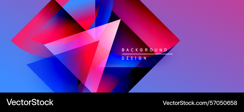 Abstract geometric shapes overlap creating Abstract geometric shapes overlap creating vector image