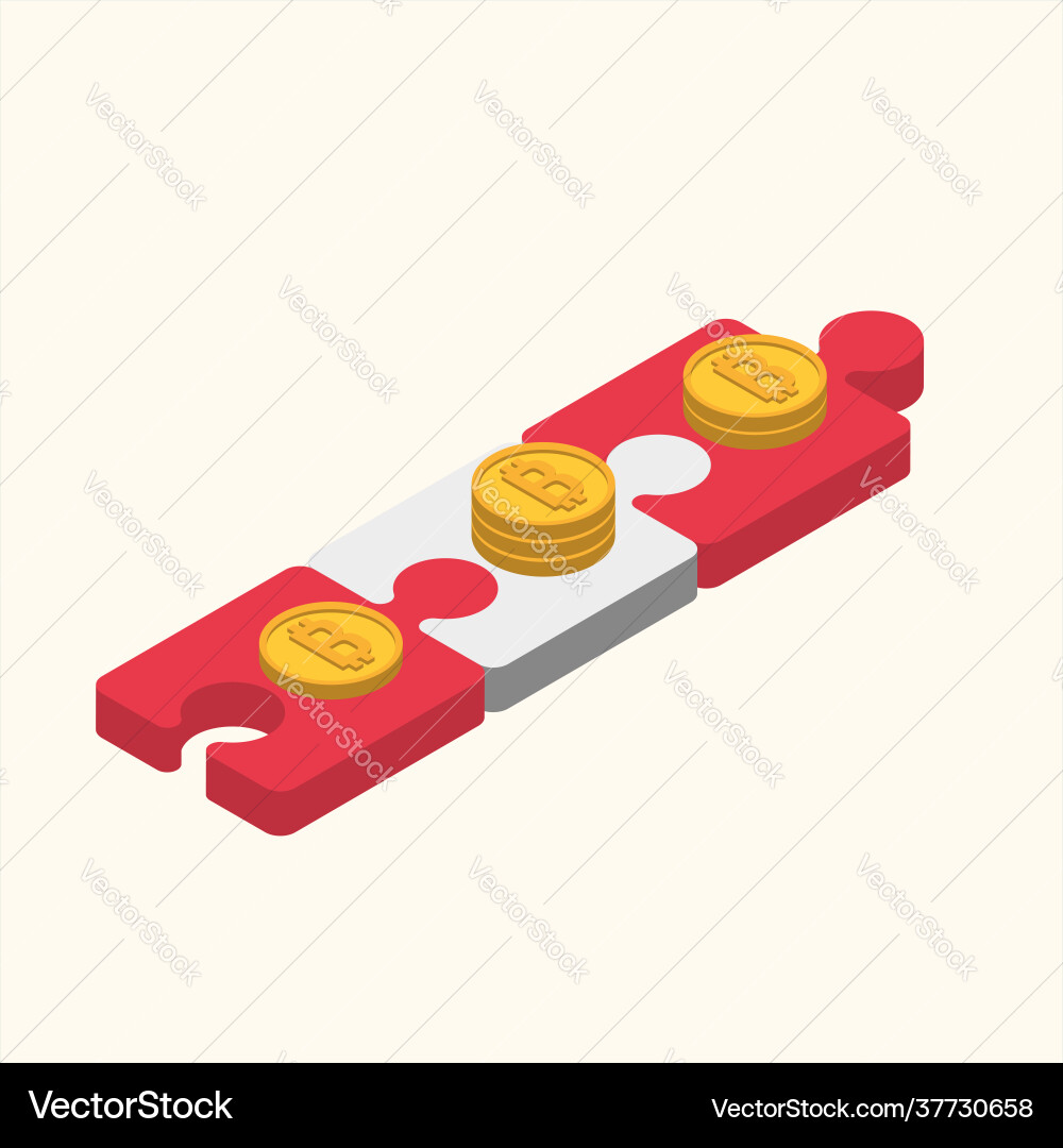 Cryptocurrency 3d icon – Royalty-Free Vector | VectorStock