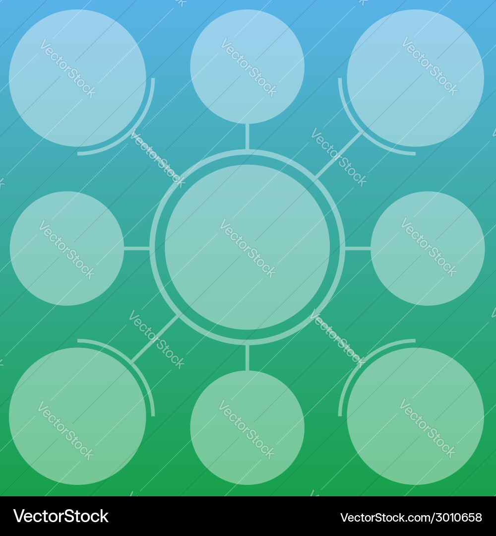 Light info-graphics template on gradient vector image