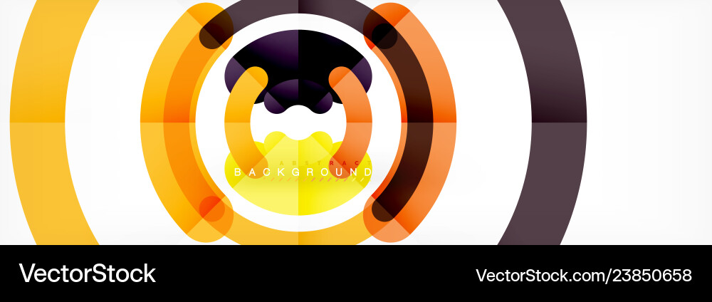 Linear design circle background Linear design circle background vector image
