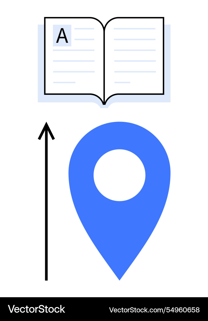 Navigating knowledge the intersection of learning Navigating knowledge the intersection of learning vector image