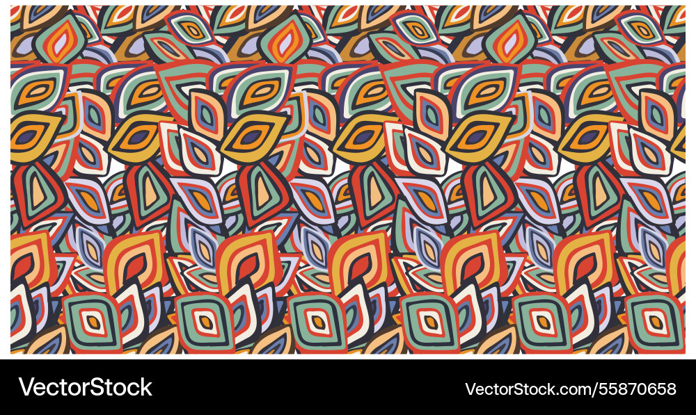 Repeat flower and leaf shape print design Repeat flower and leaf shape print design vector image
