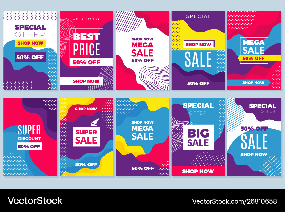 Verkauf Angebote Flyer Werbung Banner Vorlage Verkauf Angebote Flyer Werbung Banner Vorlage vektorbild