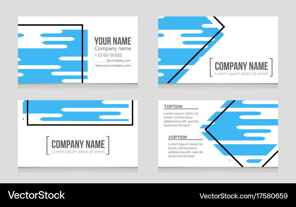 Abstract layout background set for art Vector Image