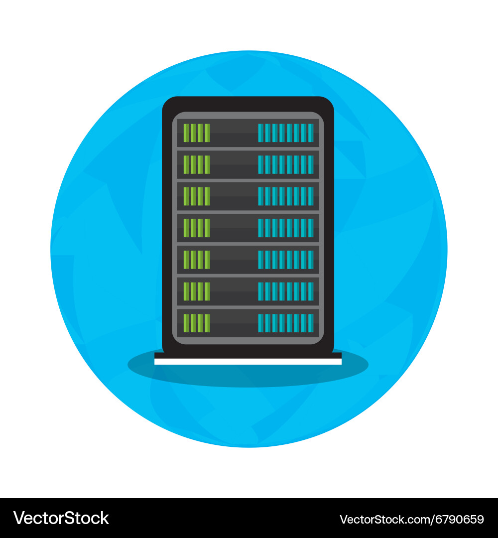 Computing security system Vector Image