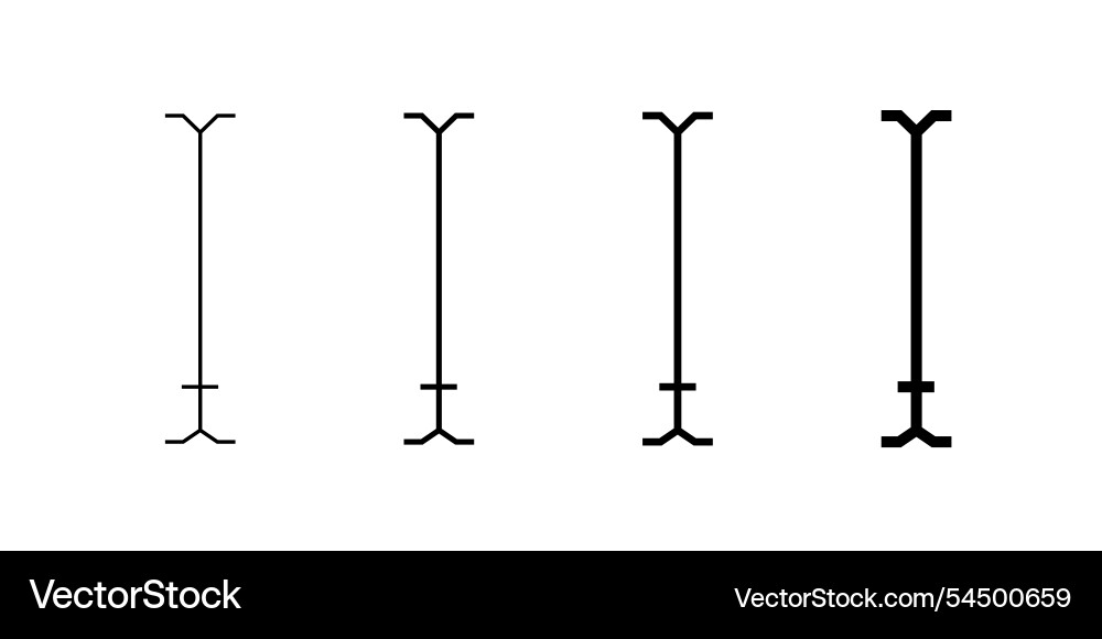 Outline icon for editing and navigation in ui vector image