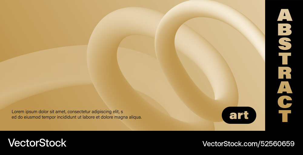 Wavy curly shape with colorful gradient modern 3d Wavy curly shape with colorful gradient modern 3d vector image