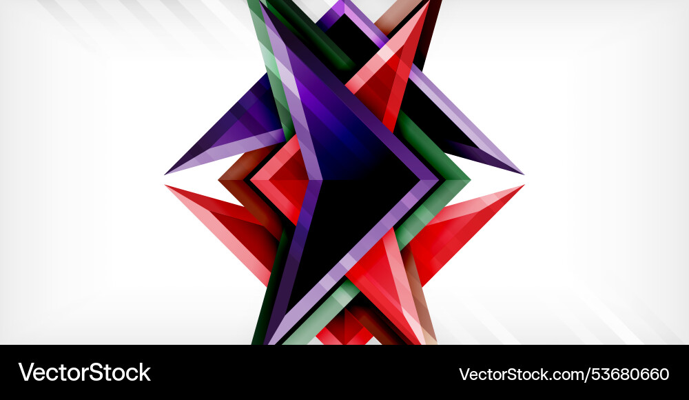 Abstract background color triangles and arrows Abstract background color triangles and arrows vector image