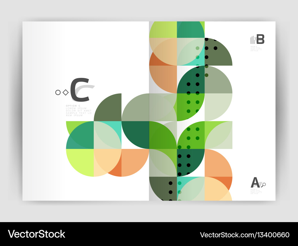 Abstract background with color triangles annual Abstract background with color triangles annual Vector Image