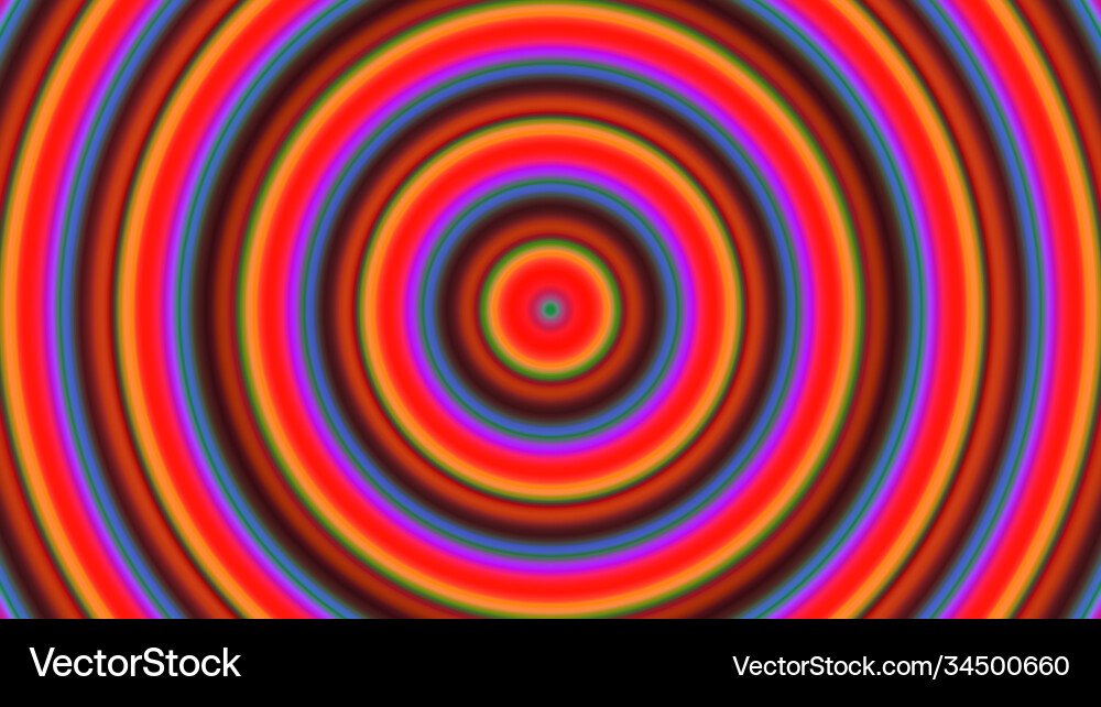 Colorful pattern with dynamic circles Vector Image